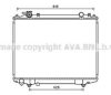 AVA QUALITY COOLING MZ2258 Radiator, engine cooling